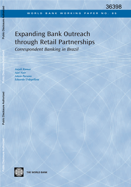 Correspondent Banking in Brazil