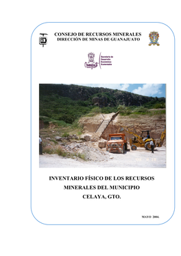 Inventario Físico De Los Recursos Minerales