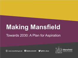 Towards 2030: a Plan for Aspiration