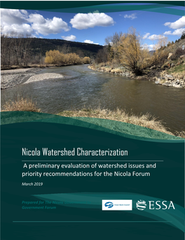 Nicola Watershed Characterization