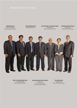 Board of Directors' Profile