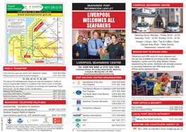 Liverpool Welcomes All Seafarers