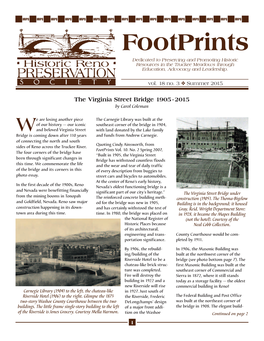 Footprints Dedicated to Preserving and Promoting Historic Resources in the Truckee Meadows Through Education, Advocacy and Leadership