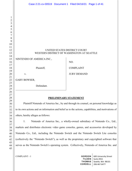 Case 2:21-Cv-00519 Document 1 Filed 04/16/21 Page 1 of 41