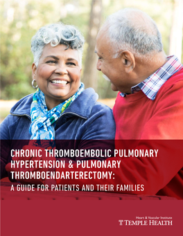 Chronic Thromboembolic Pulmonary Hypertension