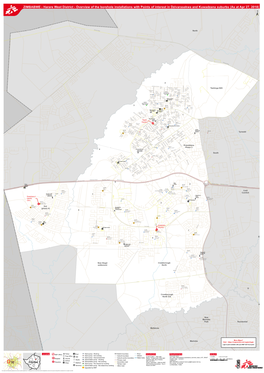 ZIMBABWE - Harare West District - Overview of the Borehole Installations with Points of Interest in Dzivarasekwa and Kuwadzana Suburbs (As at Apr 27, 2018)