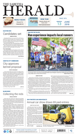THE SABETHA Run Experience Impacts Local Runners Candidates