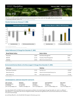 The Fill February 2008 │ Volume II, Issue 2