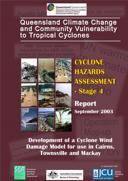 Climate Change and Tropical Cyclone Impact on Coast Communities