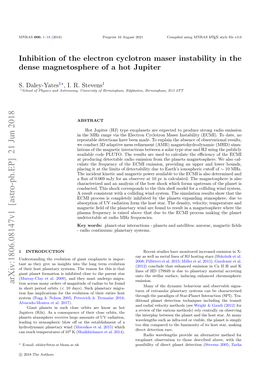 Inhibition of the Electron Cyclotron Maser Instability in the Dense Magnetosphere of a Hot Jupiter