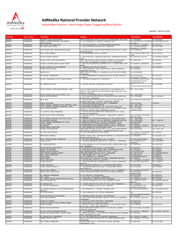 Daftar Rs Rekanan Ad Medika