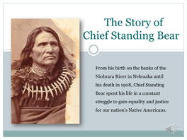 The Story of Chief Standing Bear