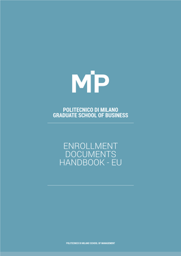 Enrollment Documents Handbook - Eu