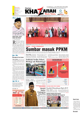 Sumbar Masuk PPKM