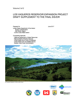 Vol 2 Appa EBMUD Component of Los Vaqueros Reservoir Expansion