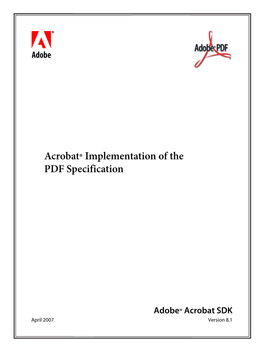 Acrobat Implementation of the PDF Specification 9.5.3 3D Views 7