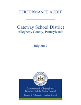 Gateway School District Allegheny County, Pennsylvania ______