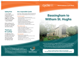Bassingham to Witham St. Hughs
