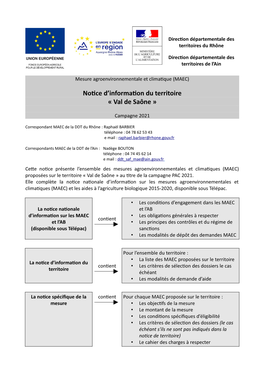 Notice D'information Du Territoire « Val De Saône »