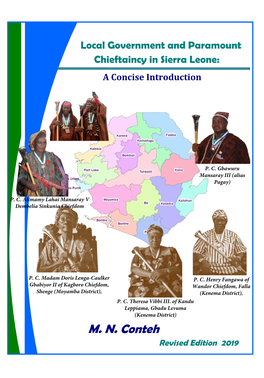 Local Government and Paramount Chieftaincy in Sierra Leone: a Concise Introduction