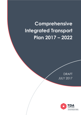 Comprehensive Integrated Transport Plan 2017 – 2022