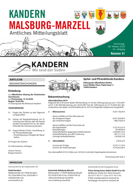 Kandern Malsburg-Marzell