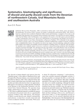 Systematics, Biostratigraphy and Significance of Discoid and Partly