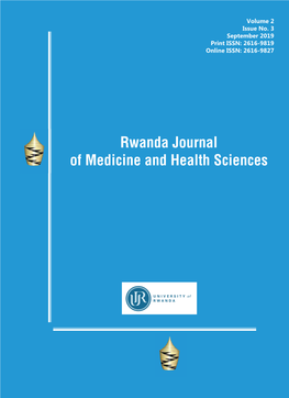 Rwanda Journal of Medicine and Health Sciences