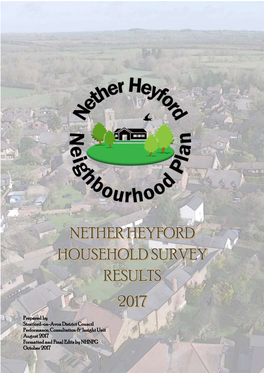 Nether Heyford Neighbourhood Plan Survey