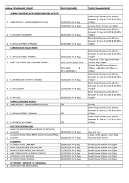 Arran Programme of Works Rev250416.Xlsx