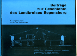 Beiträge Zur Geschichte Des Landkreises Regensburg