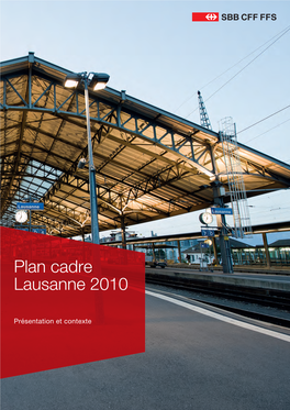 Plan Cadre Lausanne 2010