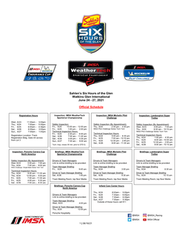 2021 IMSA Official Schedule and SR WGI 061621 V1