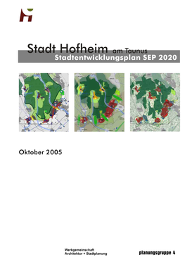 Stadt Hofheim Am Taunus Stadtentwicklungsplan SEP 2020