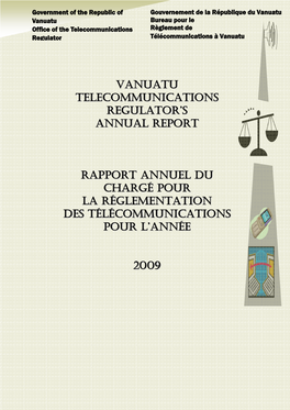 Vanuatu Telecommunications Regulator's Annual Report