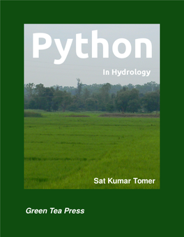 Python in Hydrology In