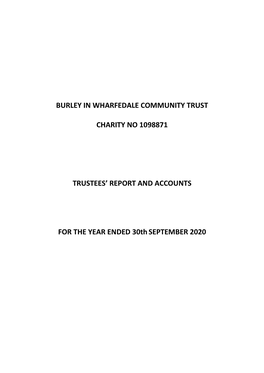 2020 Trustee Report
