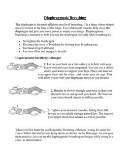 Diaphragmatic Breathing