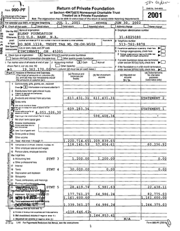 Form 990-PF Return of Private Foundation