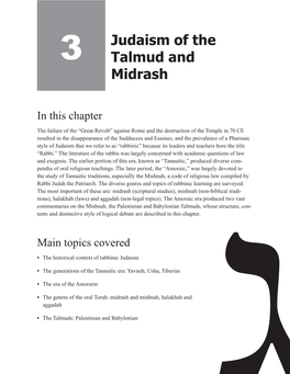 Judaism of the Talmud and Midrash