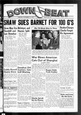 Shaw Sues Barnet for 100