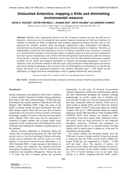 Mapping a Finite and Diminishing Environmental Resource