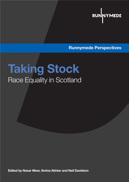 Taking Stock – Race Equality in Scotland