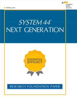 System 44 ® Next Generation