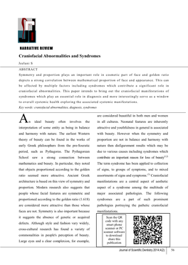 Craniofacial Abnormalities and Syndromes