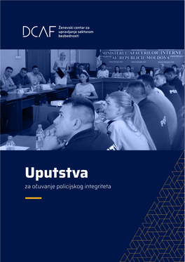 Uputstva Za Očuvanje Policijskog Integriteta