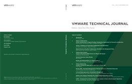 Vmware Technical Journal