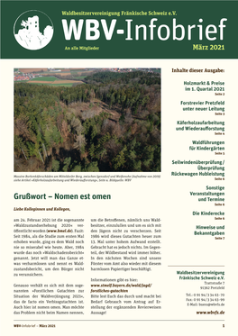 WBV-Infobrief 1 2021