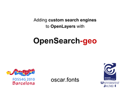 Opensearch-Geo