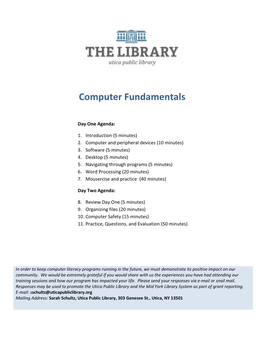 Computer Fundamentals